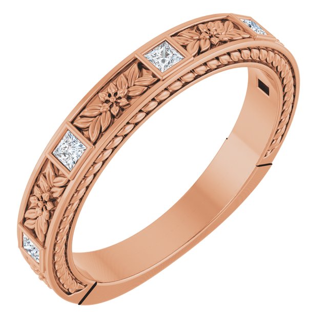 The Florinda — Diamond Anniversary Band - Rose