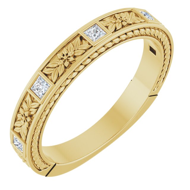 The Florinda — Diamond Anniversary Band - Yellow