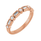 1/4 ct tw Diamond Lab Grown Anniversary Band in 14K White Gold...