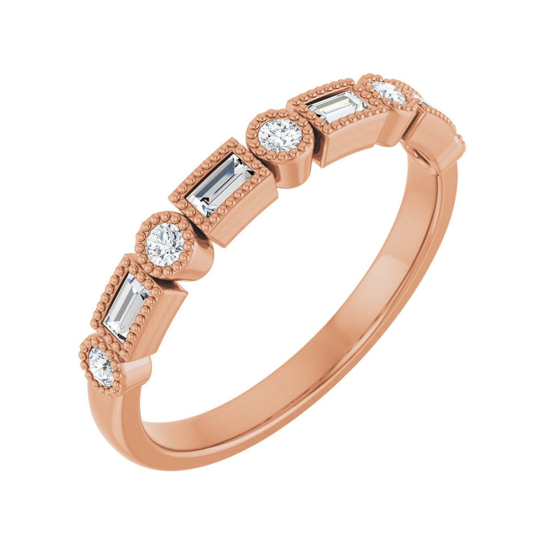 1/4 ct tw Diamond Lab Grown Anniversary Band in 14K White Gold...