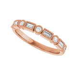 1/4 ct tw Diamond Lab Grown Anniversary Band in 14K White Gold... - view 5