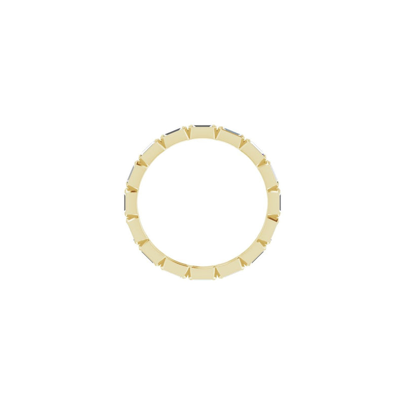 1/2 ct tw Bezel Eternity Lab Grown Anniversary Band in 14K White ... - view 2