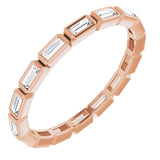 The Aros — Bezel Eternity Anniversary Band - Rose
