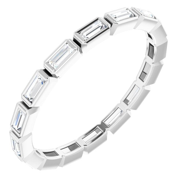 The Aros — Bezel Eternity Anniversary Band