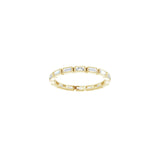 1/2 ct tw Bezel Eternity Lab Grown Anniversary Band in 14K White ... - view 3