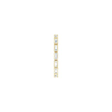 1/2 ct tw Bezel Eternity Lab Grown Anniversary Band in 14K White ... - view 4