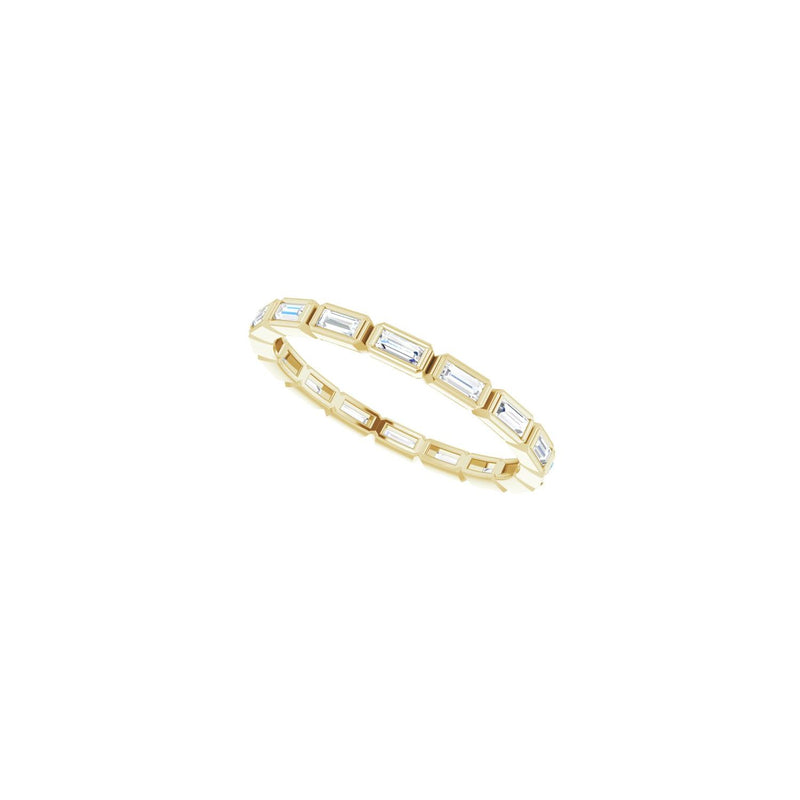 1/2 ct tw Bezel Eternity Lab Grown Anniversary Band in 14K White ... - view 5
