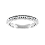 1/10 ct tw Diamond Lab Grown Anniversary Band in 14K White Gold... - view 3