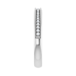 1/10 ct tw Diamond Lab Grown Anniversary Band in 14K White Gold... - view 4