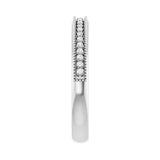 1/10 ct tw Diamond Lab Grown Anniversary Band in 14K White Gold... - view 4