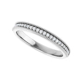 1/10 ct tw Diamond Lab Grown Anniversary Band in 14K White Gold... - view 5