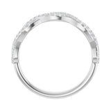 1/5 ct tw Diamond Lab Grown Anniversary Band in 14K White Gold... - view 2