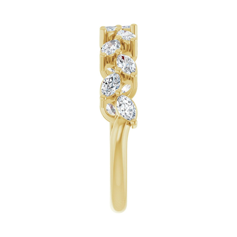 5/8 ct tw Diamond Lab Grown Anniversary Band in 14K White Gold... - view 4