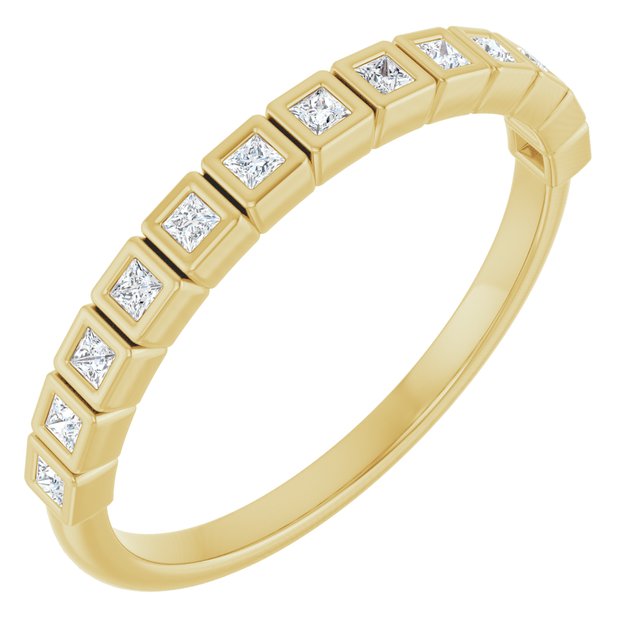 The Ysadora — Bezel Anniversary Band - Yellow