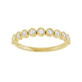 7 ct tw Bezel Lab Grown Anniversary Band in 14K White Gold... - view 3