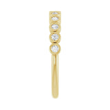 7 ct tw Bezel Lab Grown Anniversary Band in 14K White Gold... - view 4