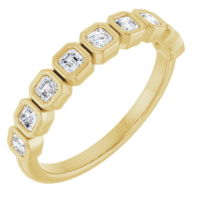 The Orla — Bezel Anniversary Band - Yellow