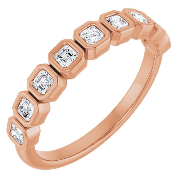 The Orla — Bezel Anniversary Band - Rose