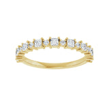1 1/3 ct tw Diamond Lab Grown Anniversary Band in 14K White Gold... - view 3