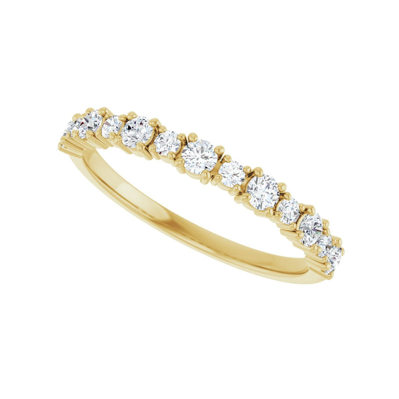 1 1/4 ct tw Diamond Lab Grown Anniversary Band in 14K White Gold... - view 5