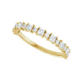 1 1/3 ct tw Diamond Lab Grown Anniversary Band in 14K White Gold... - view 5