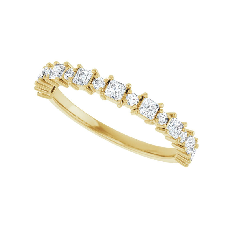1 1/3 ct tw Diamond Lab Grown Anniversary Band in 14K White Gold... - view 5