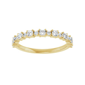 1 1/3 ct tw Diamond Lab Grown Anniversary Band in 14K White Gold... - view 3