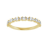 1 1/3 ct tw Diamond Lab Grown Anniversary Band in 14K White Gold... - view 3