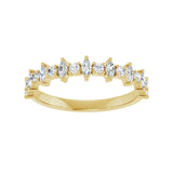 1/2 ct tw Diamond Lab Grown Anniversary Band in 14K White Gold... - view 3