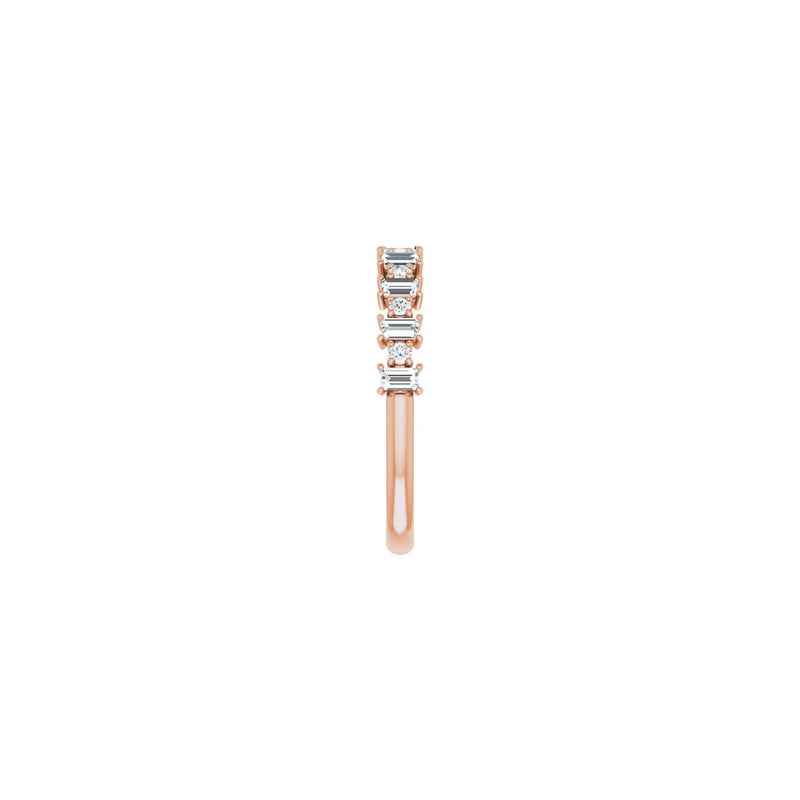 1/2 ct tw Diamond Lab Grown Anniversary Band in 14K White Gold... - view 4