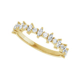 1/2 ct tw Diamond Lab Grown Anniversary Band in 14K White Gold... - view 5