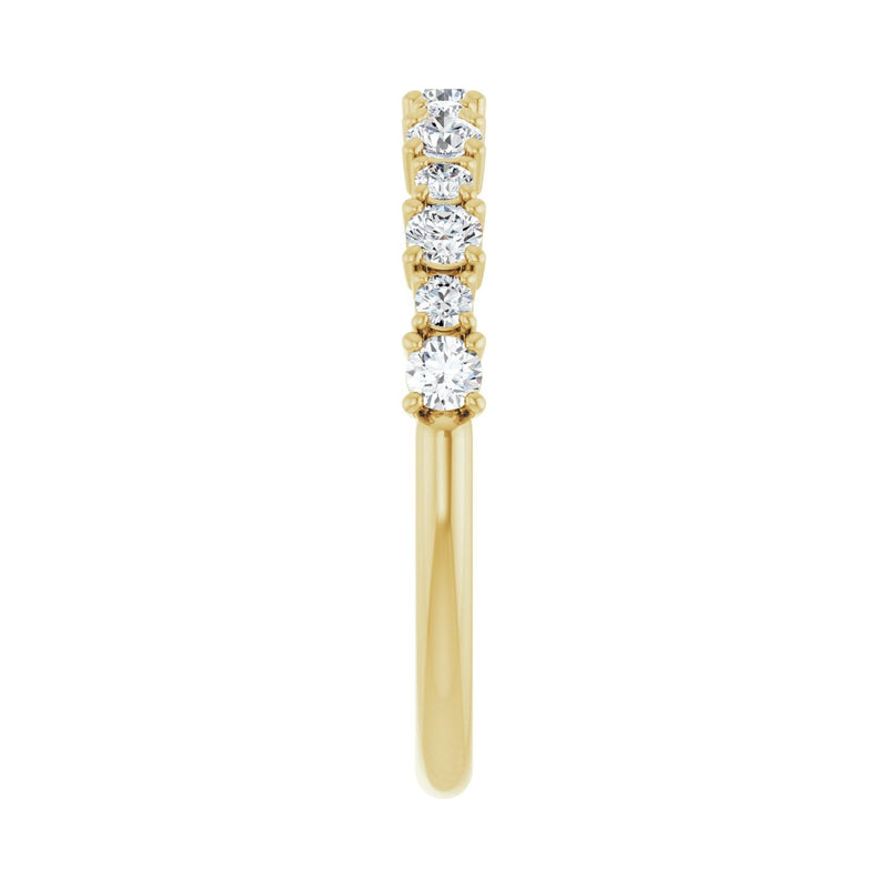 1 1/4 ct tw Diamond Lab Grown Anniversary Band in 14K White Gold... - view 4