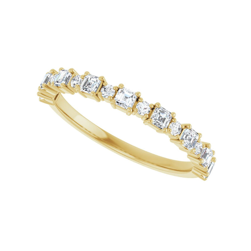 1 1/3 ct tw Diamond Lab Grown Anniversary Band in 14K White Gold... - view 5
