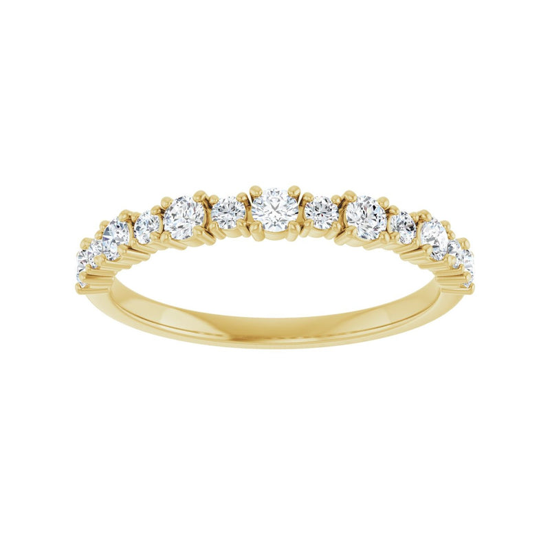 1 1/4 ct tw Diamond Lab Grown Anniversary Band in 14K White Gold... - view 3
