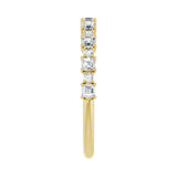 1 1/3 ct tw Diamond Lab Grown Anniversary Band in 14K White Gold... - view 4