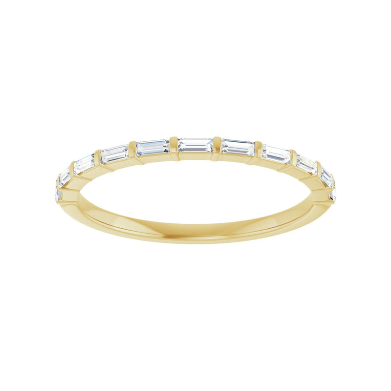 1 ct tw Channel-Set Lab Grown Anniversary Band in 14K White Gold... - view 3