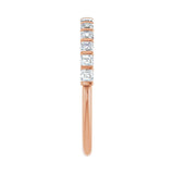 1 1/3 ct tw Channel-Set Lab Grown Anniversary Band in 14K White G... - view 4