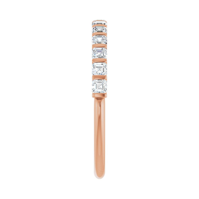 1 1/3 ct tw Channel-Set Lab Grown Anniversary Band in 14K White G... - view 4
