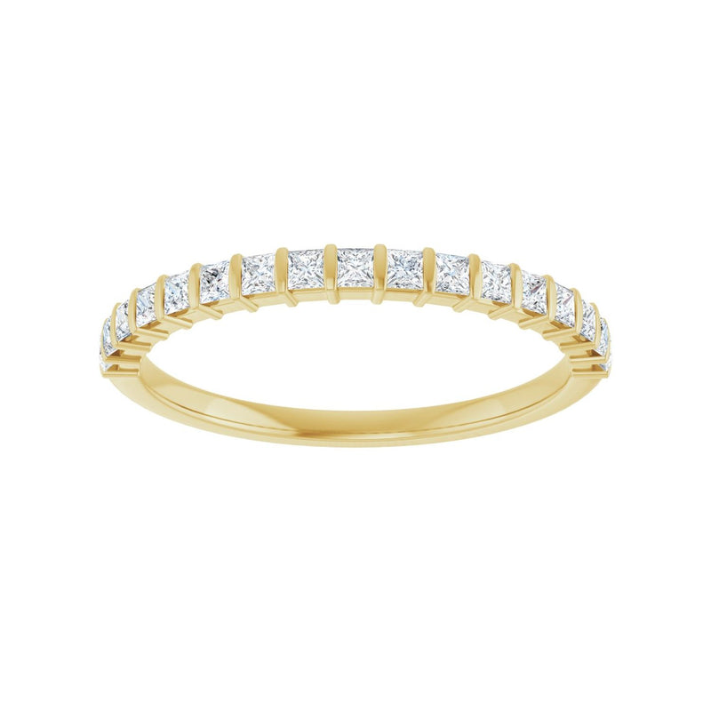 1 ct tw Channel-Set Lab Grown Anniversary Band in 14K White Gold... - view 3