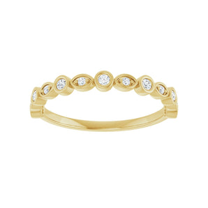 1/3 ct tw Diamond Lab Grown Anniversary Band in 14K White Gold... - view 3