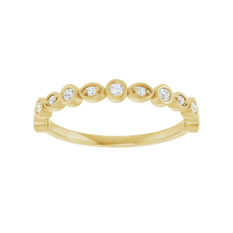 1/3 ct tw Diamond Lab Grown Anniversary Band in 14K White Gold... - view 3
