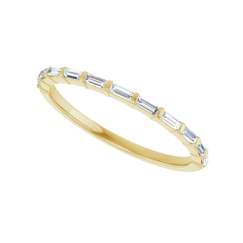 1 ct tw Channel-Set Lab Grown Anniversary Band in 14K White Gold... - view 5
