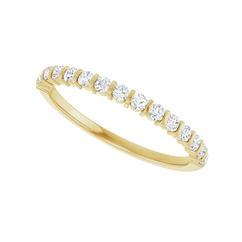 1 ct tw Channel-Set Lab Grown Anniversary Band in 14K White Gold... - view 5