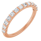 The Linnea — Channel-Set Anniversary Band - Rose