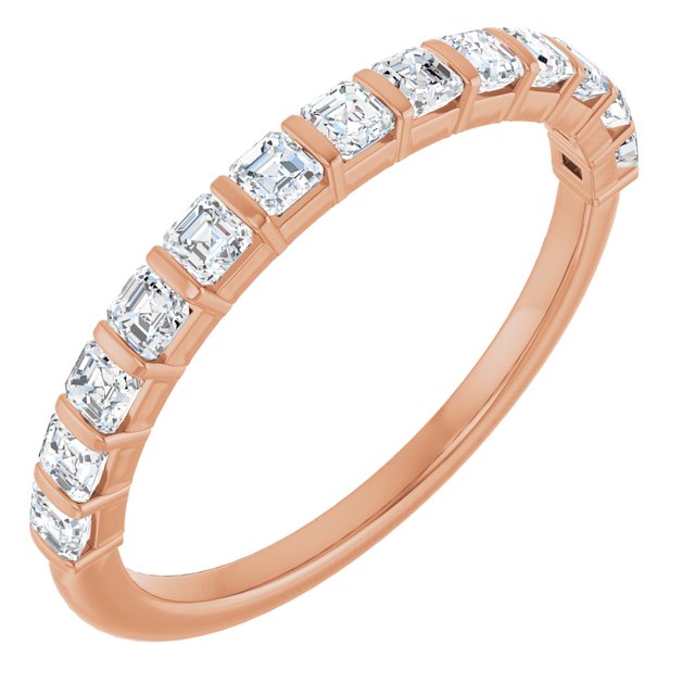 The Linnea — Channel-Set Anniversary Band - Rose