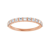1 1/3 ct tw Channel-Set Lab Grown Anniversary Band in 14K White G... - view 3