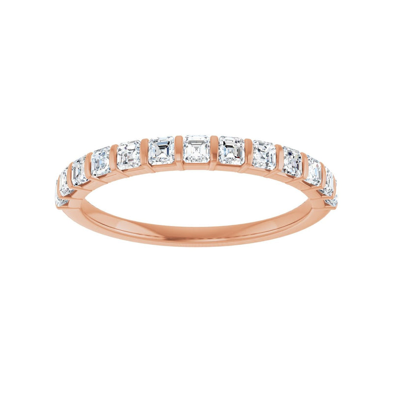 1 1/3 ct tw Channel-Set Lab Grown Anniversary Band in 14K White G... - view 3