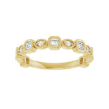 1/2 ct tw Diamond Lab Grown Anniversary Band in 14K White Gold... - view 3