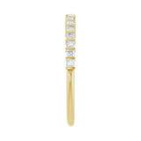 1 ct tw Channel-Set Lab Grown Anniversary Band in 14K White Gold... - view 4
