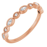 The Thea — Diamond Anniversary Band - Rose